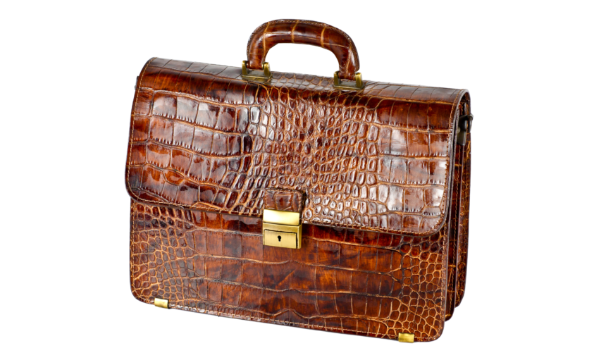 orvion leather briefcase