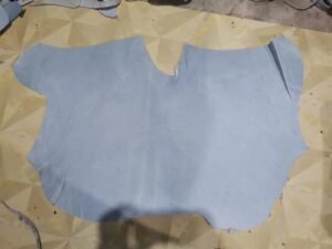 Premium Wet Blue Cow Shoulder Split Leather for footwear and leather goods by Orvion Leather Pvt. Ltd.